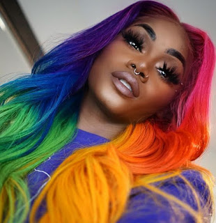  rainbow hair gökkuşağı saç