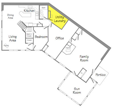 utility room floor plans