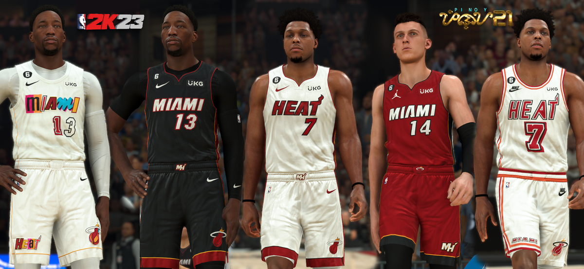 NBA 2K22 Miami Heat Next Gen Jerseys by GBAS - Shuajota: NBA 2K24