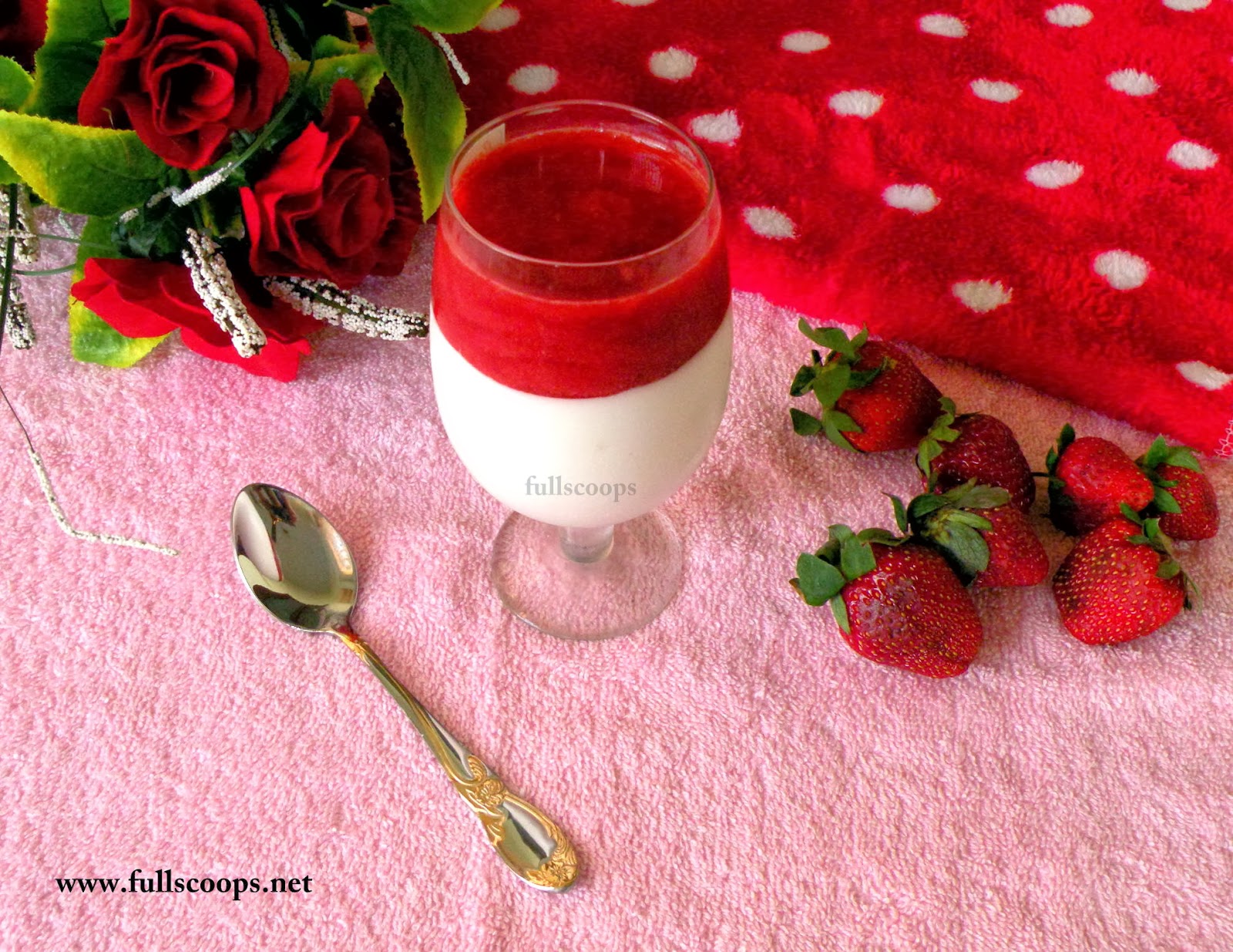 Strawberry Panna Cotta