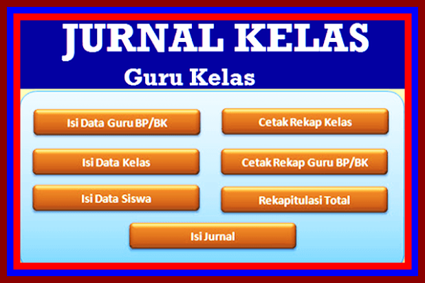 Aplikasi Jurnal Kelas Versi Terbaru 2017/2018