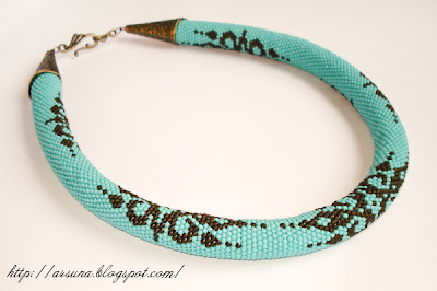 Beaded rope crochet