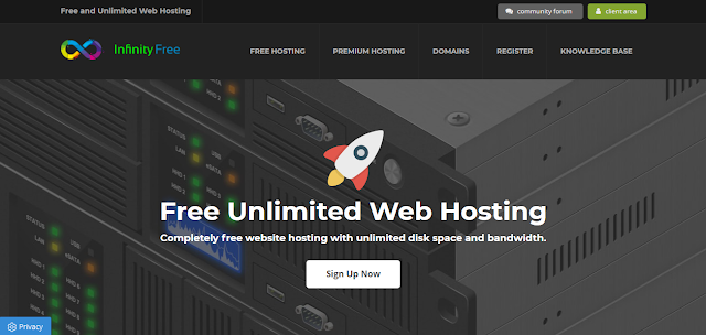 Hosting free Infinityfree