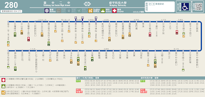 280路　臺中二中－車籠埔－修平科技大學