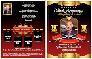 pastor anniversary program template