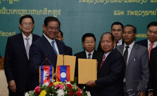 Lao and Khmer Ministers meet