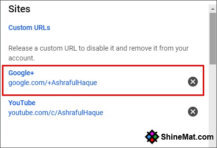 How to create google+ custom username