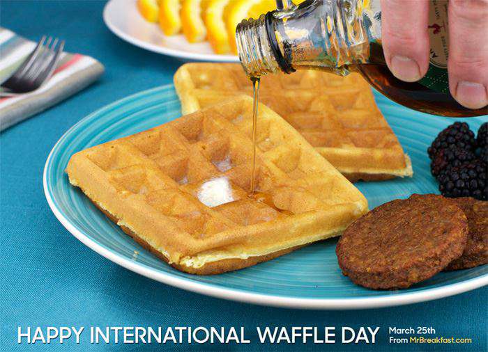 International Waffle Day Wishes Photos