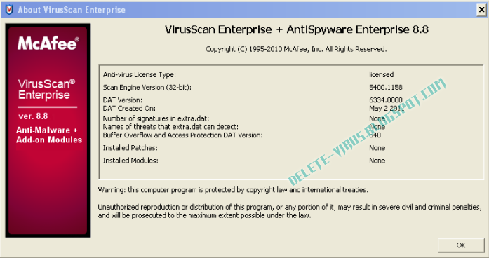 Antivirus mcafee terbaru 2011