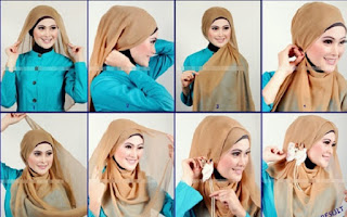 Inilah Tutorial Jilbab Untuk Fashion Show