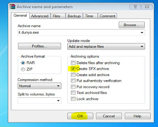 How To Create SFX File