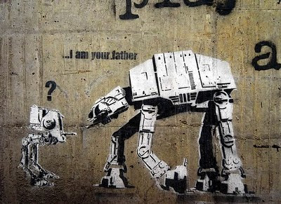 Banksy Graffiti Characters Art Robot Design