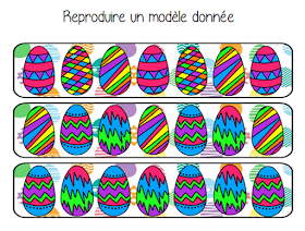 Reproduire un modèle donné un algorithmeoeufs de Pâques