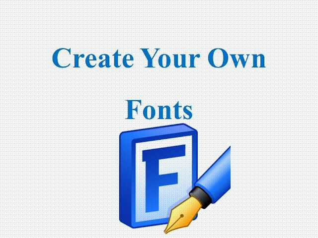 How to create your own fonts style step by step