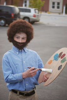 bob ross kid costume