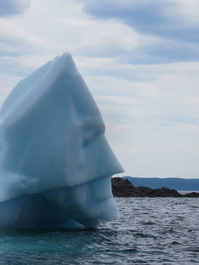 These 25 Highly Confusing Images Made Us Think Twice - This iceberg is just ready to preserve law and order.