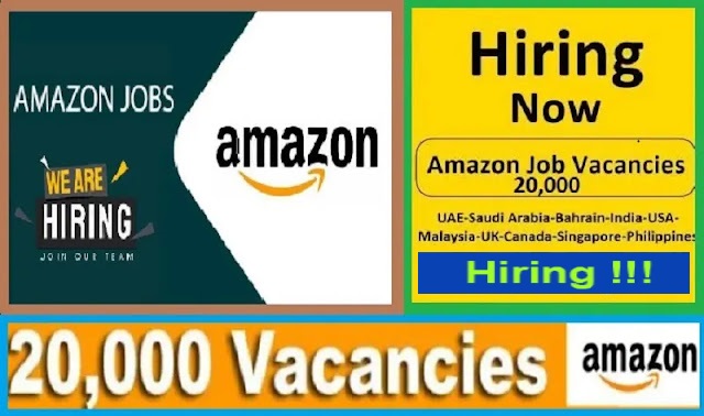 Amazon Jobs Singapore, USA, UK, UAE, Canada, India, KSA, Bahrain, Philippines