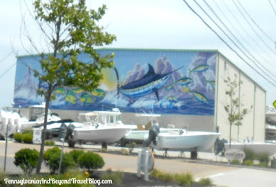 Wall Mural by Artist David Dunleavy in Stone Harbor New Jersey