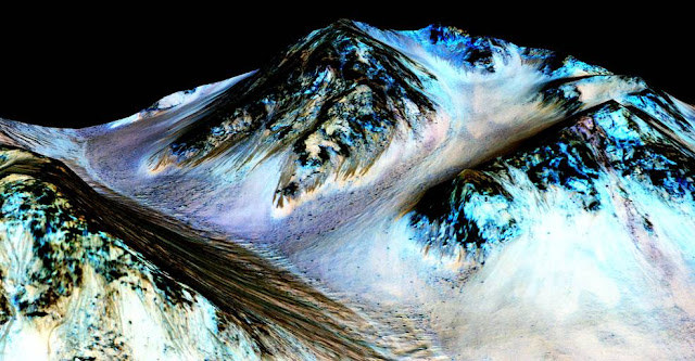 NASA: Air Mengalir di Permukaan Mars Sesekali