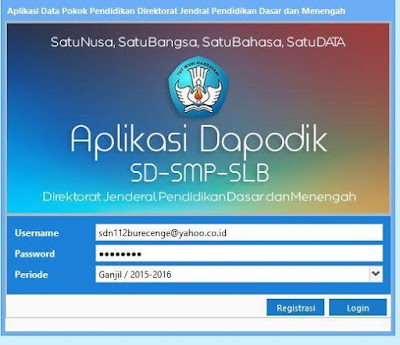 CARA CEPAT  PENGISIAN DATA DI DAPODIK 