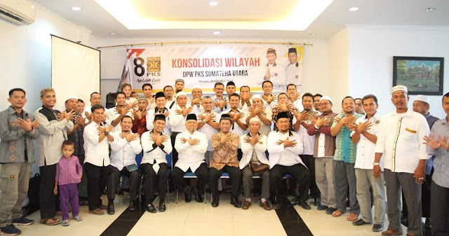 TETAP SOLID, PKS SUMUT OPTIMIS MENANGKAN PEMILU 2019