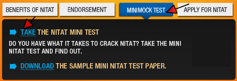 NITAT mock test paper