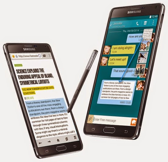  Samsung mempersembahkan dengan kecanggihan dalam dunia Android  Spesifikasi dan harga Samsung Galaxy Note 4 terbaru 2015 dengan 16MP