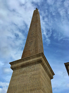 The Lateran Egyptian obelisk outside Archbasilica San Giovanni in Laterno, Rome, Italy