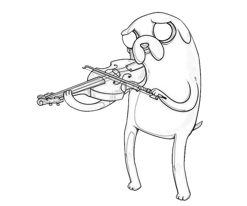 jake-the-dog-music-coloring-pages