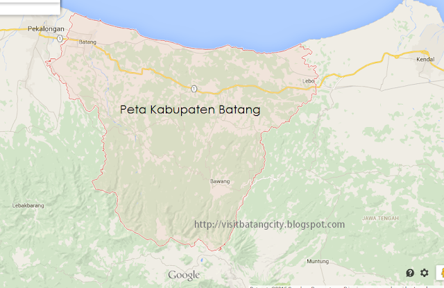 Google Map Kabupaten Batang Jateng Jawa Tengah