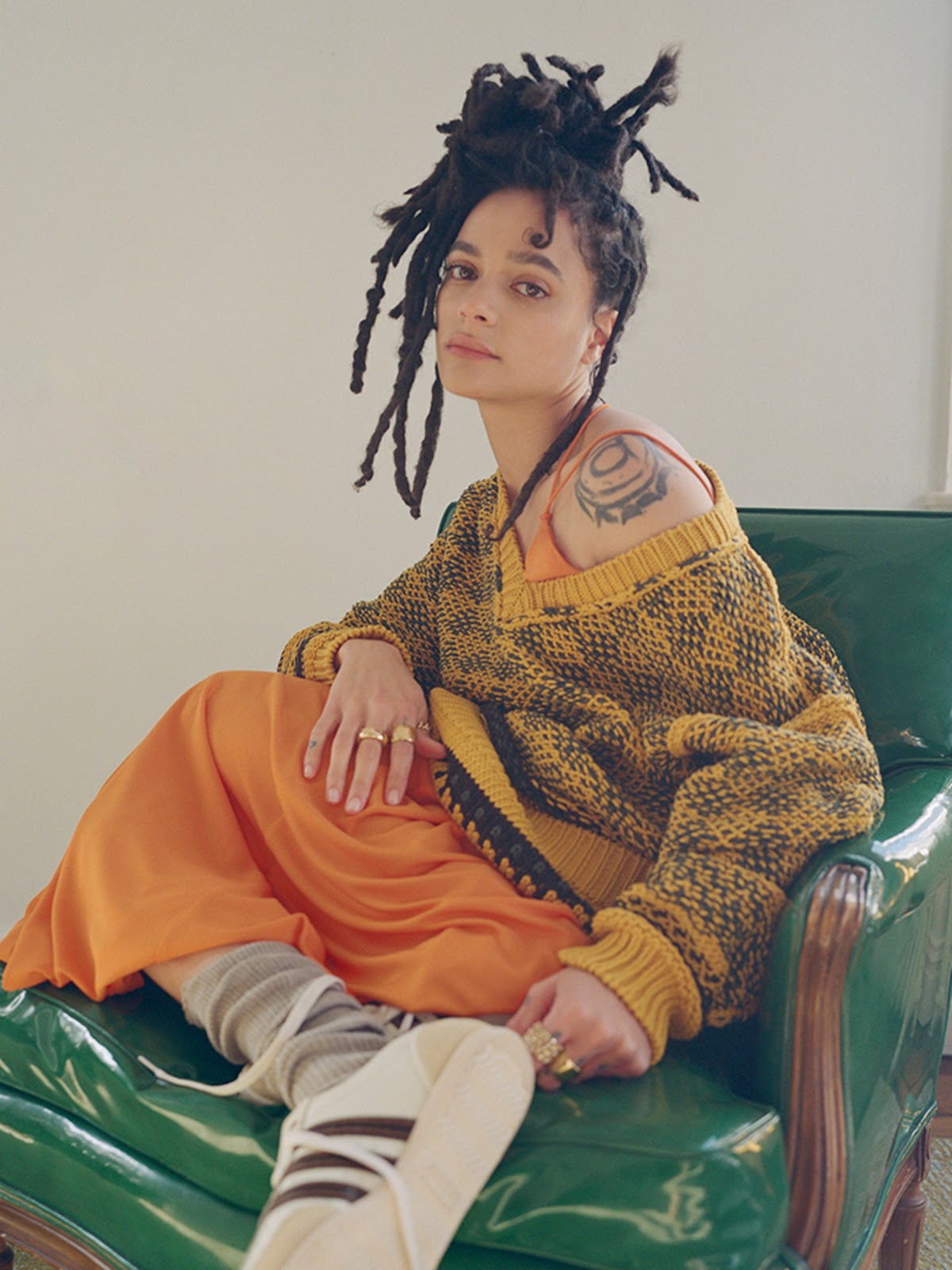 Sasha Lane in Porter Edit 9th May 2022 by Deirdre Lewis