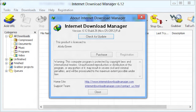 Internet Download Manager (IDM) 6.12 Build 26 Final