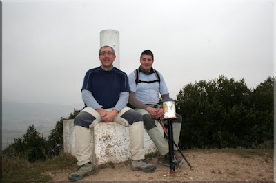 Montemayor mendiaren gailurra 734 m.  -  2009ko martxoaren 1ean