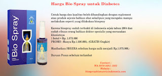 Harga Bio Spray untuk Diabetes