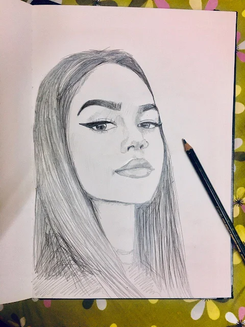 Beautiful pose of Maggie Lindemann  selfie portrait- American singer-songwriter