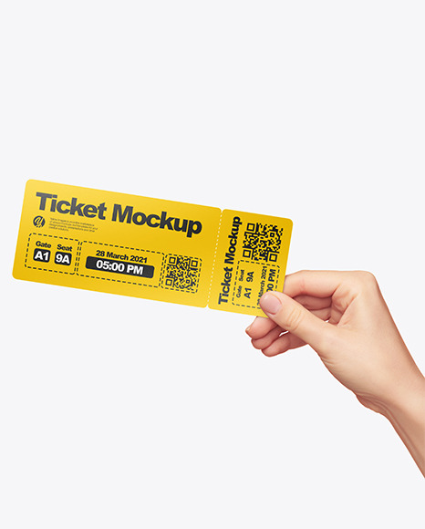 Download Ticket Mockup All Mockup Psd Mockups