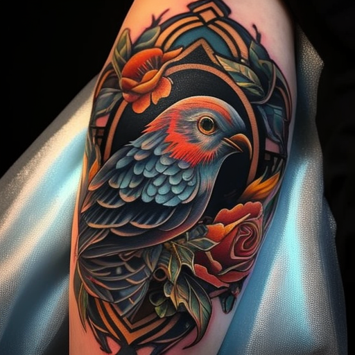 Color Back Tattoo | Tineke Tattoo Artist - TrueArtists