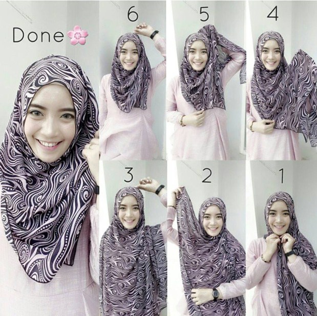 Tutorial Hijab Modern Tanpa Ninja Terbaru 2016