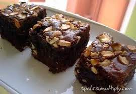 Resep Brownies Panggang Coklat Kacang Mete Gurih