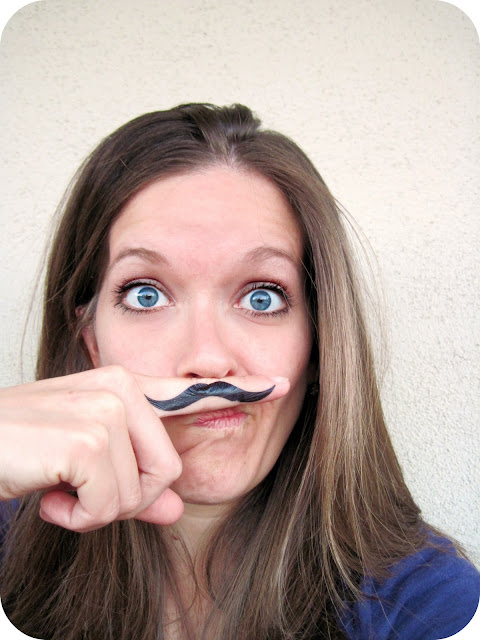 My nephews are all getting silly mustache finger tattoos in their stockings