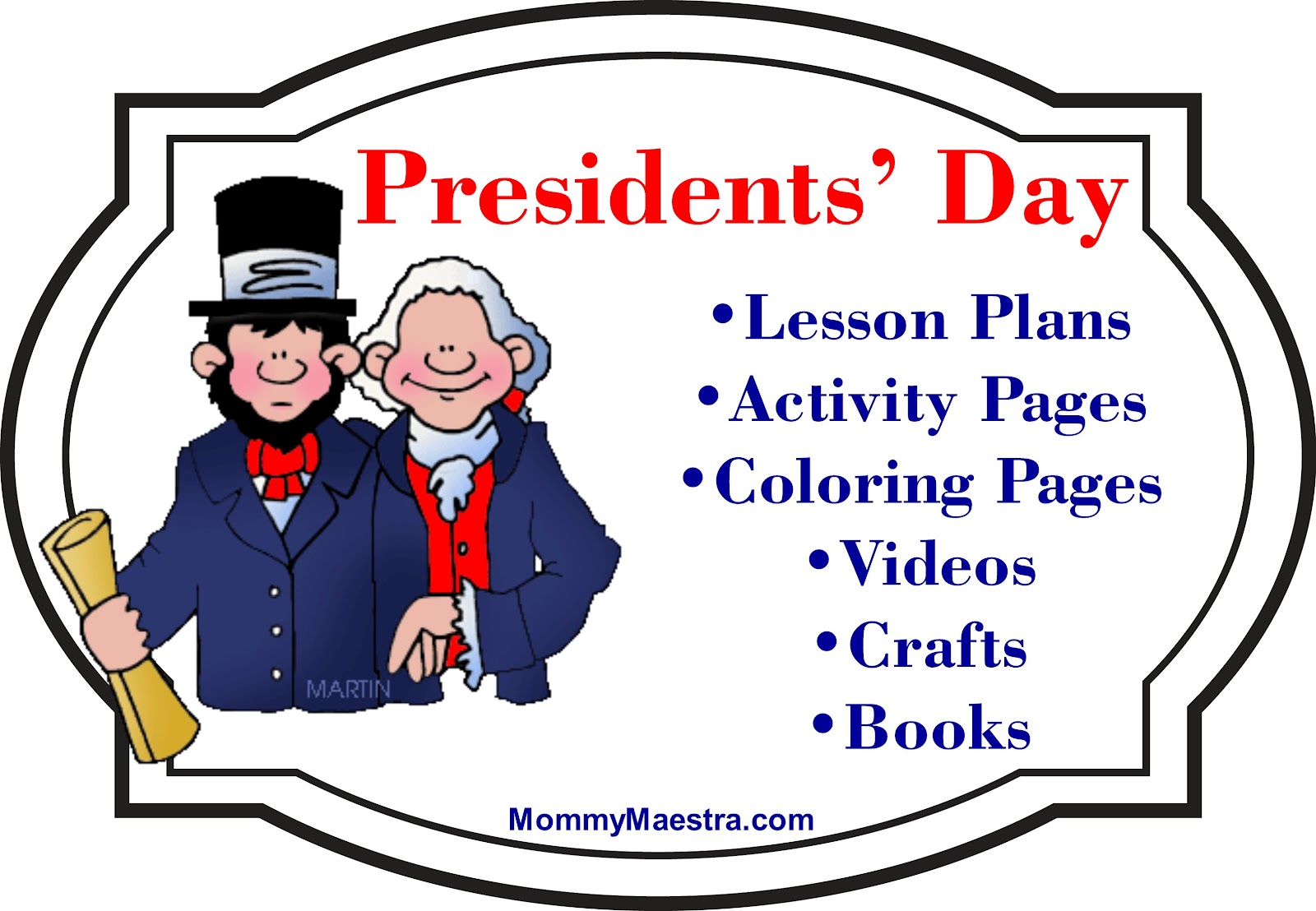 Presidents Day Activities Coloring Pages Books and More