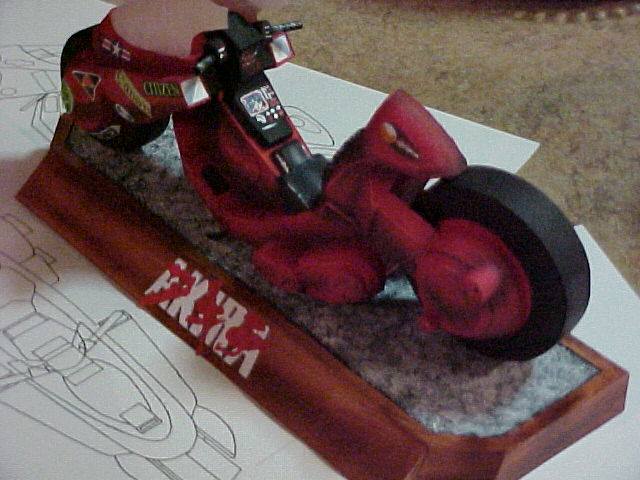 Papercraft Motocicleta Akira
