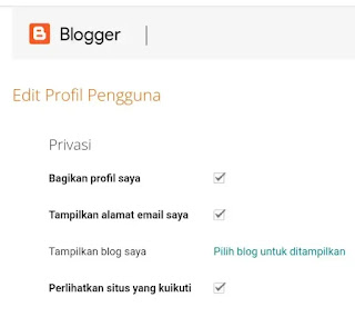 Cara mencari tau email mana yang kita pakai pada suatu blog di Blogger