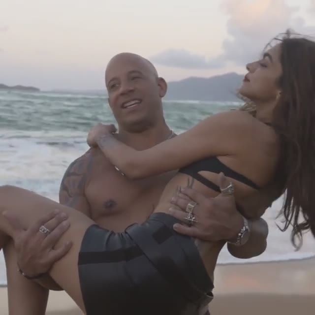 Vin Diesel carries Deepika Padukone in her Arms