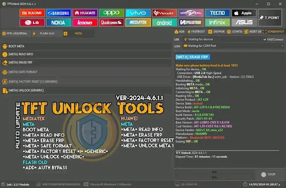 TFT Unlock Tool V4.6.1.1 New Version