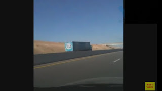 trucker drive in wrong way