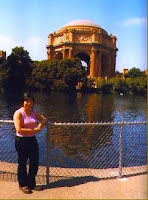 Deb at Palace of Fine Arts