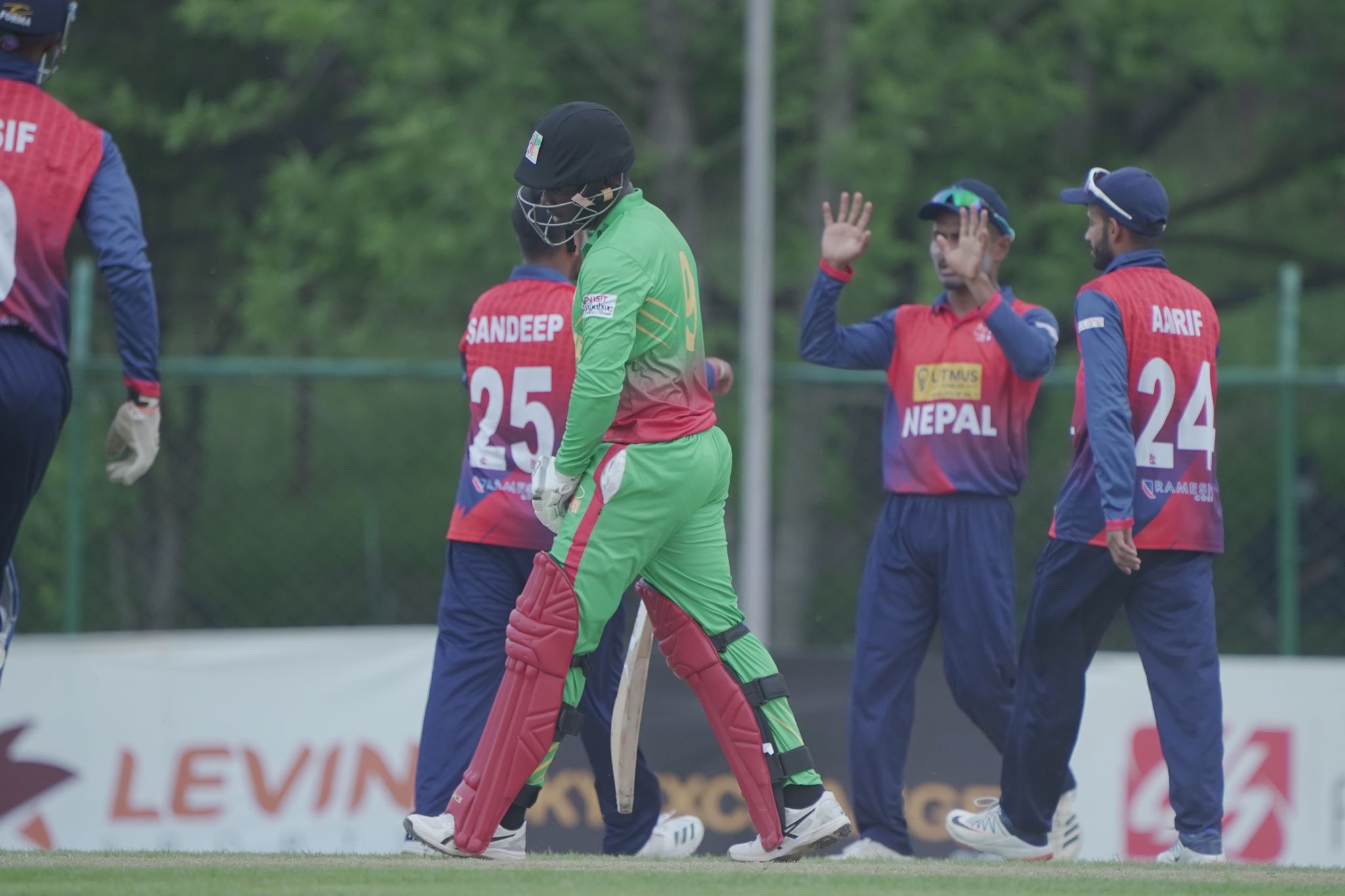 Zimbabwe Sanga Nepal 6 Wicket Ley Parajit