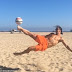 Zlatan Ibrahimovic shows off skills on LA beach