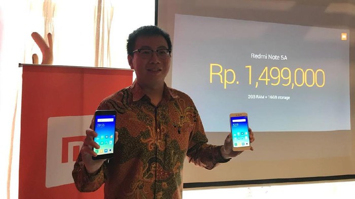 Xiaomi Redmi Note 5A Resmi meluncur di Indonesia, Berapa 